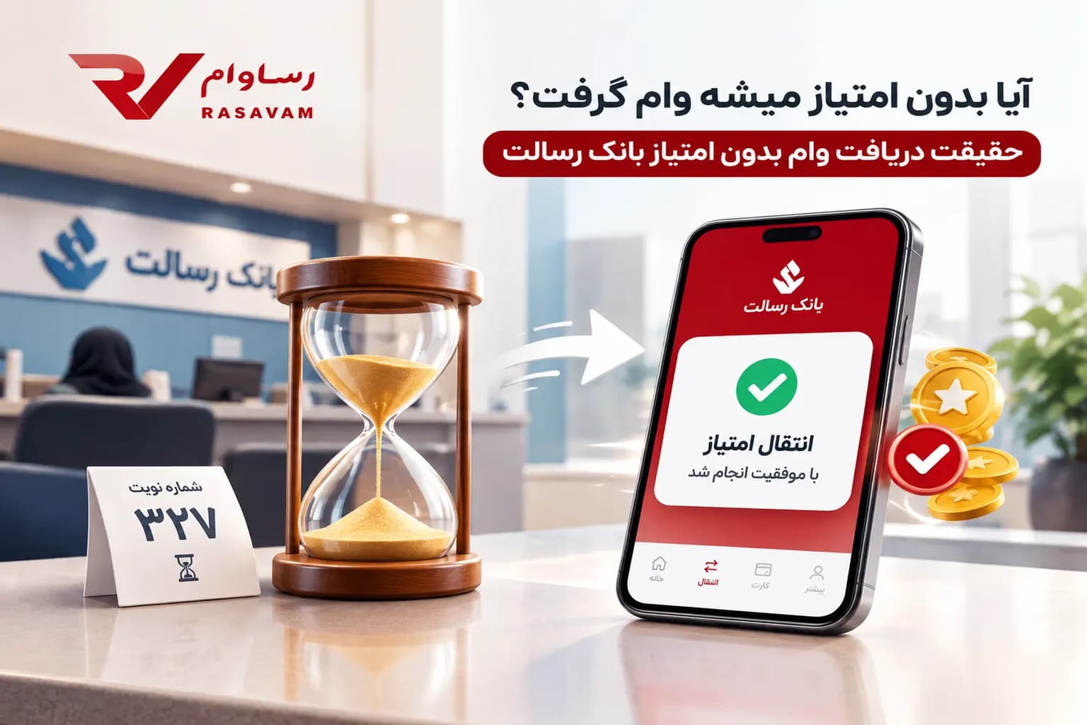 بدون امتیاز میشه وام گرفت؟ حقیقت دریافت وام بدون امتیاز بانک رسالت